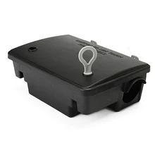 Professional Home Rat Mouse Rodent Bait Block Trap Station Box Case with Key NIN668