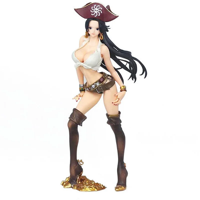 

24 см аниме ONE PIECE Sexy Beauty Pirate Boa Hancock экшн-фигурка из ПВХ Коллекционная статуя для взрослых модель игрушки украшение Лучший подарок