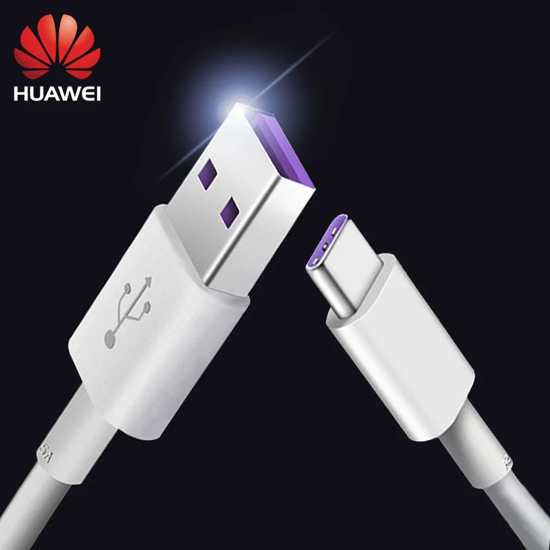 Huawei 5A кабель P30 Mate30 X P20 Pro Lite Super Charge USB Type C 100% оригинал Honor V10 10 Mate20 Mate10 Lite|Кабели для