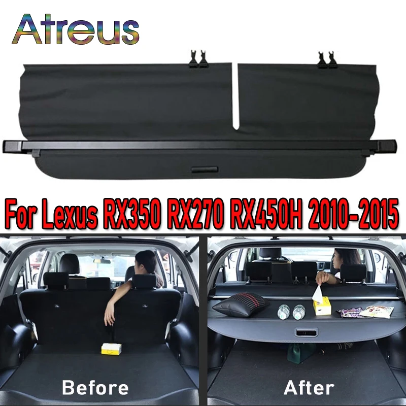 Крышка полки багажника для Lexus Rx270 Rx350 Rx450H RX 2010 2011 2012 2013 2014 2015 выдвижные задние