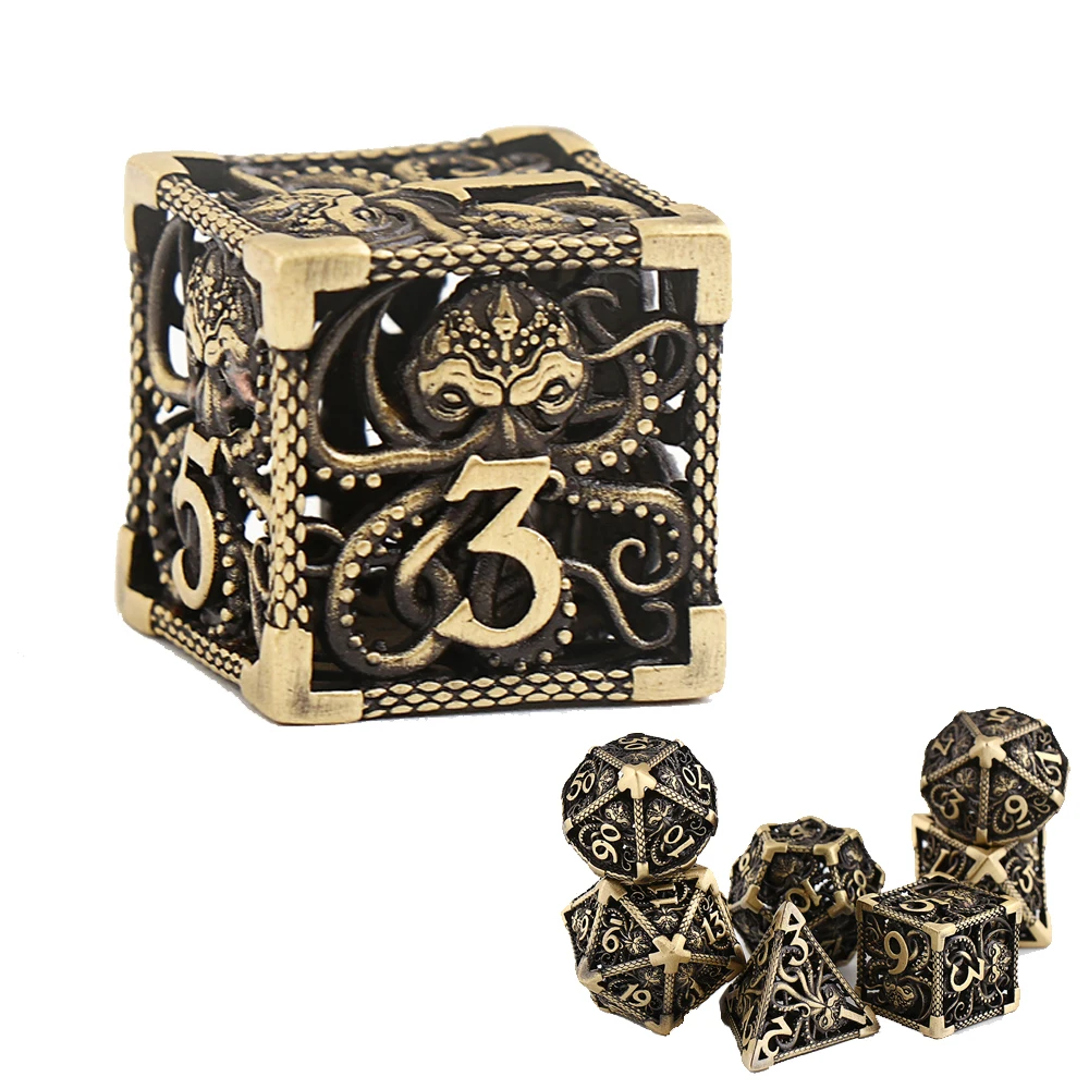 

Металлическая восьмиядерная многогранная таблица данных для игр mtg pathfinder ролевая игра d e d данные, d20 d12 d10 d8 d6 d