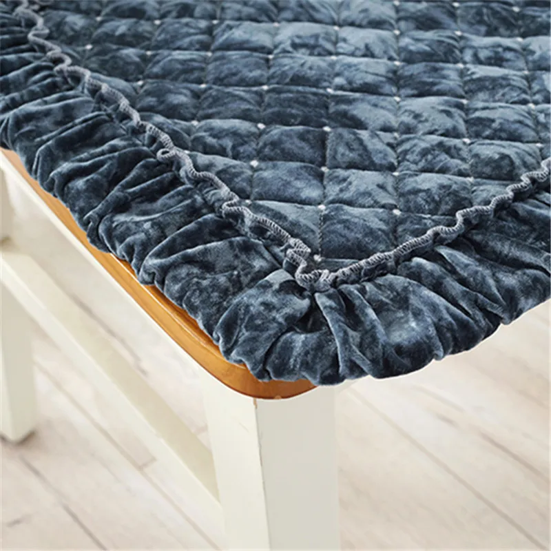 Качественные квадратные плюшевые подушки на стулья для обеденных стульев