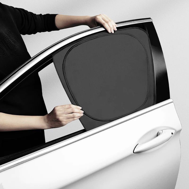 

Car Sunshade For BAOJUN 560 2014-2021 Full Lightproof Sunscreen Heat Insulation Privacy Interior Side Window Shade Cover Black