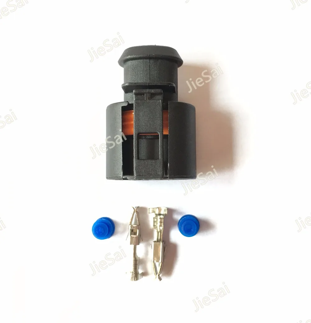 2-контактный автомобильный разъем водонепроницаемая штепсельная Вилка для VW Audi