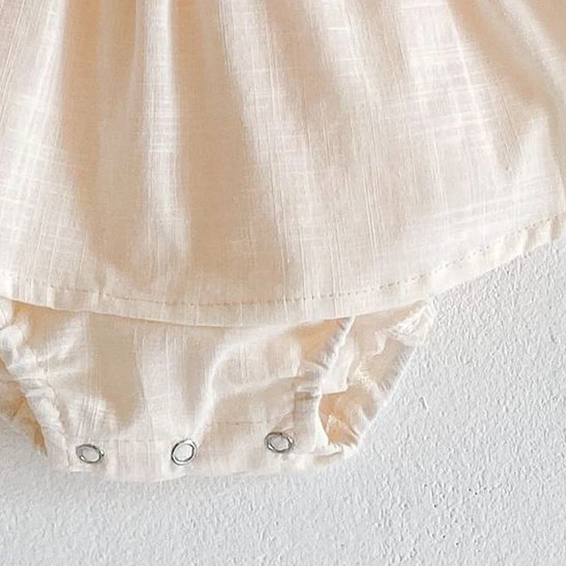 

Melario Lace Baby Girl Clothes Vintage Newborn Baby Girl Rompers 0-2Y Cotton Baby Girl One-piece Rompers Summer Newborn Clothes