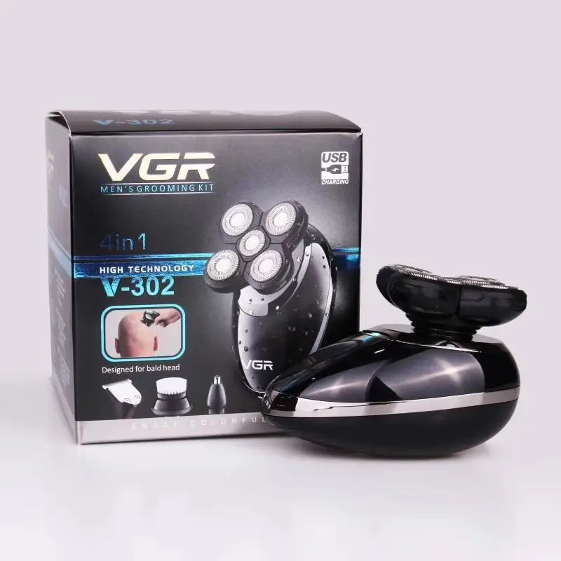 Электробритва Мужская аккумуляторная 4 в 1 с зарядкой от USB | Бытовая техника