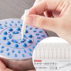 10 шт. Насадки для душа небольшой щетка с длинной ручкой Нейлон Бутылка соломы Бытовая Чистящая щетка комплект пробка бутылки соломы стиральной машины