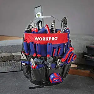 Ведро для инструментов WORKPRO 5 галлонов ведро-органайзер Boss сумка для инструментов с 51 карманами подходит для 3,5-5 галлонов ведро(инструменты не включены