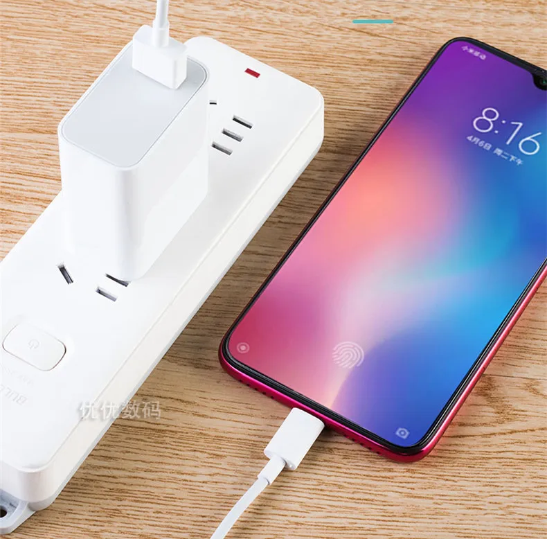 27 Вт Зарядное устройство QC 4,0 Quick wall type/USB C Micro кабель для Xiaomi 5 8 8SE 9 SE Mix2 3 Mix2s 6 6X Note 2 Max3 RedMi Note 7 K20 PRO