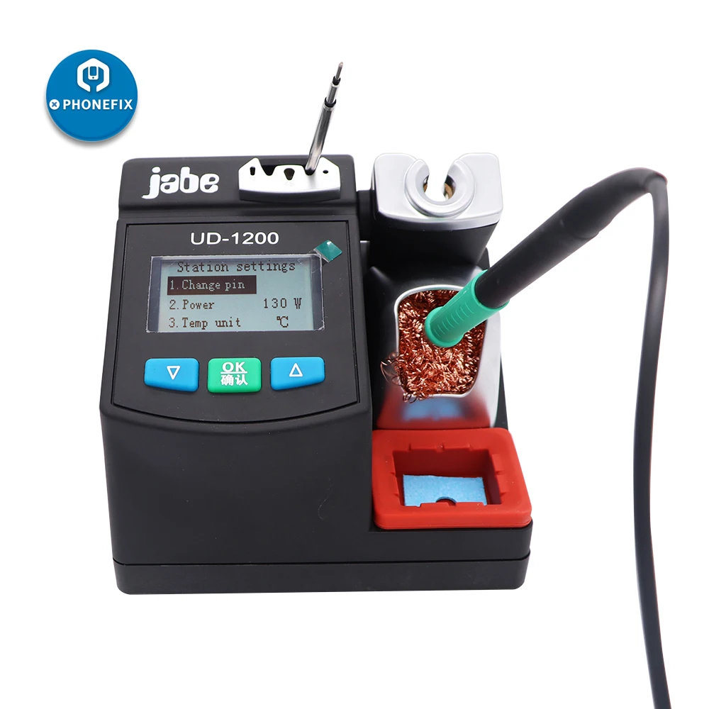 

Jabe Soldering Station Intelligent Lead-Free 2.5S Rapid Heating with Dual Channel Power Supply For JBC T245 Precision Soldering