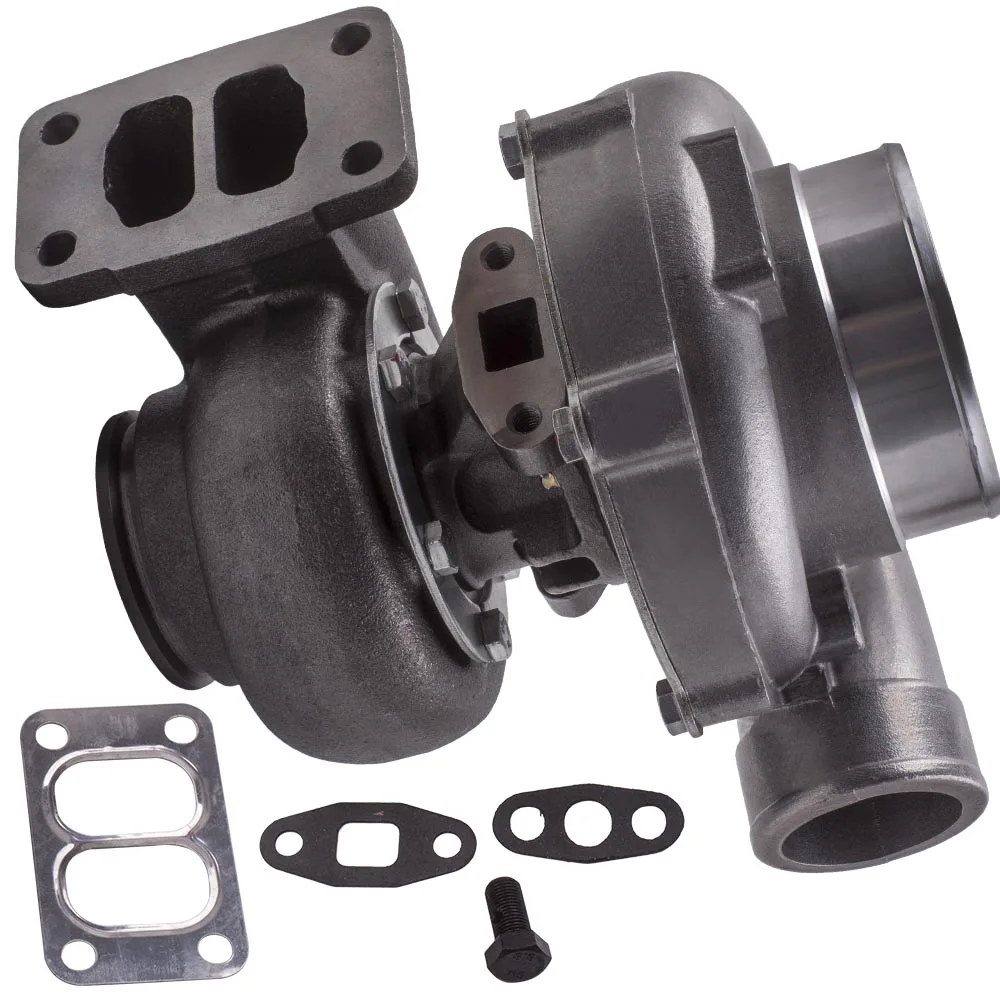 T70 T3 flange .70 A/R oil Cooled Turbo universal Turbocharger 500BHP 600+HPS EG/EK/SUPAR RX-7 CAMARO Compressor Engine | Автомобили и