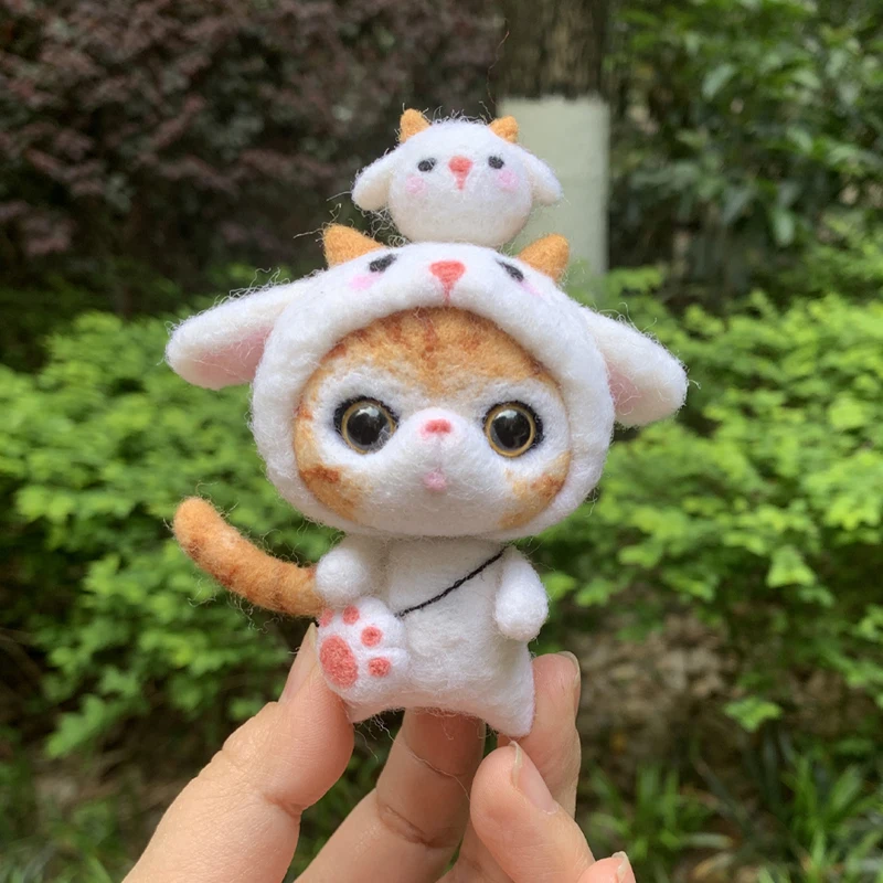 Шерстяная Войлочная игрушка Jiwuo Набор для творчества сделай сам без отделки игла