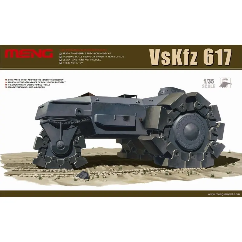 Meng МОДЕЛЬ SS-001 1/35 VSKFZ 617 набор моделей minesweeper | Игрушки и хобби