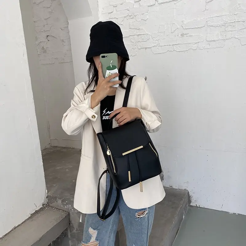 

Рюкзак женский весенний, большой вместимости, простой, 2021