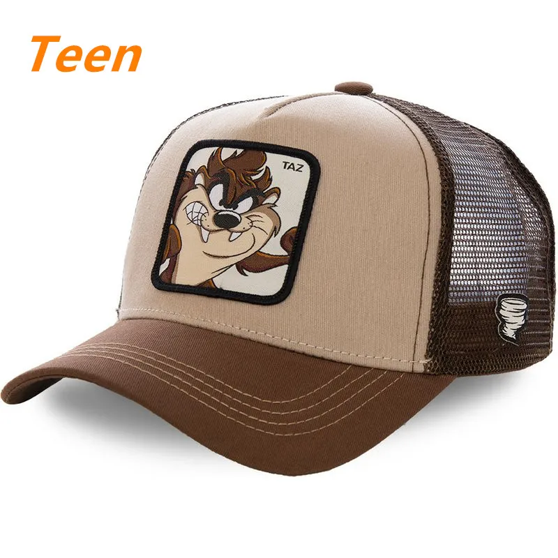 Бейсболка-паук для подростков летняя сетчатая Кепка мужчин и женщин Снэпбэк с