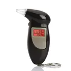 Цифровой алкотестер с звуковым оповещением для безопасного вождения с брелоком, детектор алкоголя с быстрым реагированием, алкотестер