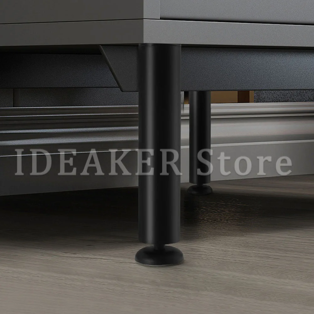 

4PCS Stainless Steel Adjustable Furniture Leg For Cabinet Table Bed Sofa Foot Bathroom Metal Support Foot Hardware Accessories
