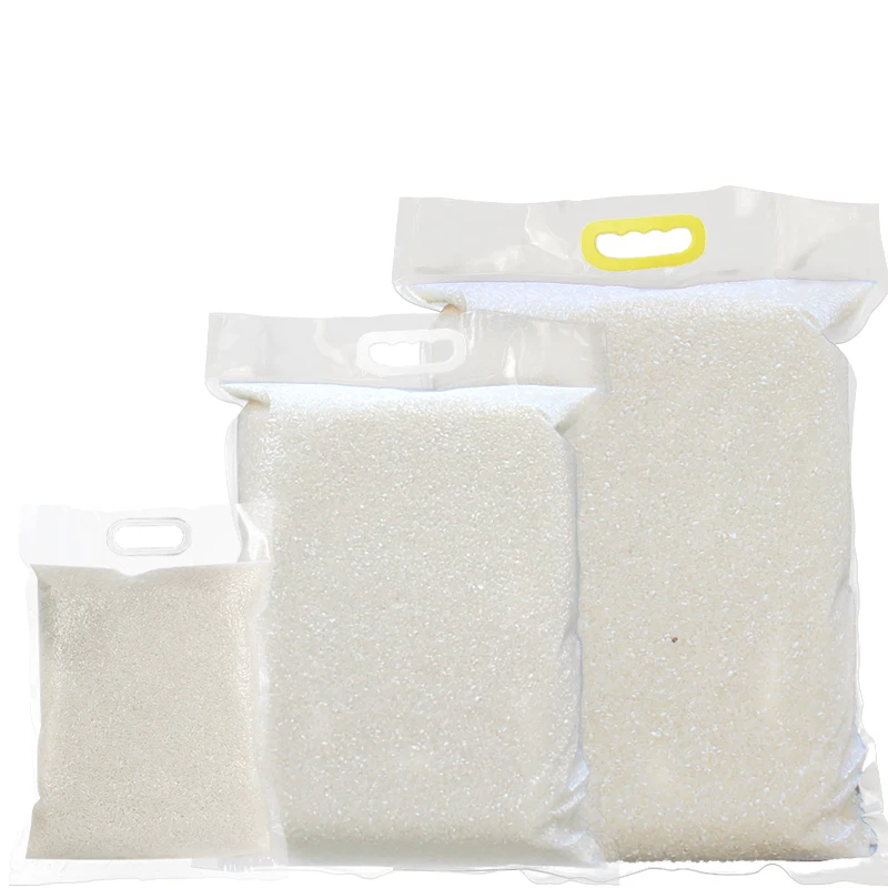 Вакуумные Упаковочные пакеты для риса, упаковочные пакеты для пищевых продуктов, большие прозрачные пластиковые пакеты с ручкой, толщина 30 ... от AliExpress RU&CIS NEW