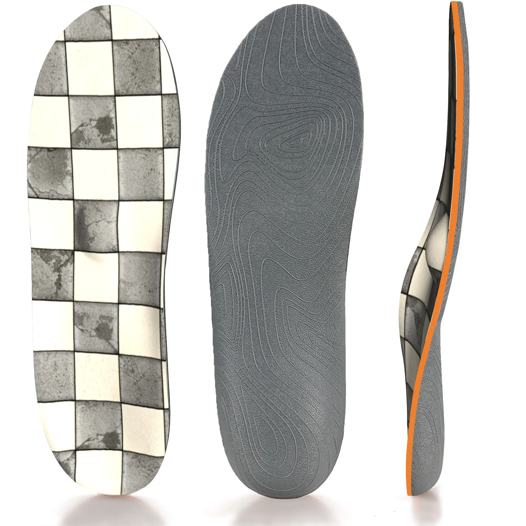 

Plantar Fasciitis Orthopedics Insoles Template Flat Feet Men Women Heel Pain Spur Sneakers Arch Metatarsal Support Shoes Cushion