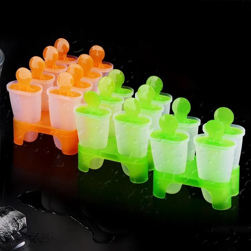 Домашние DIY Форма для льда сливочного масла кубика прессформы летние мороженое