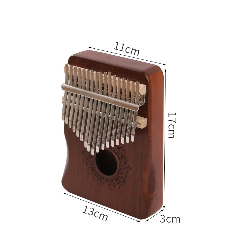 Перкуссионное пианино Kalimba 17 клавиш пальцевое портативное calimba изготовлено из