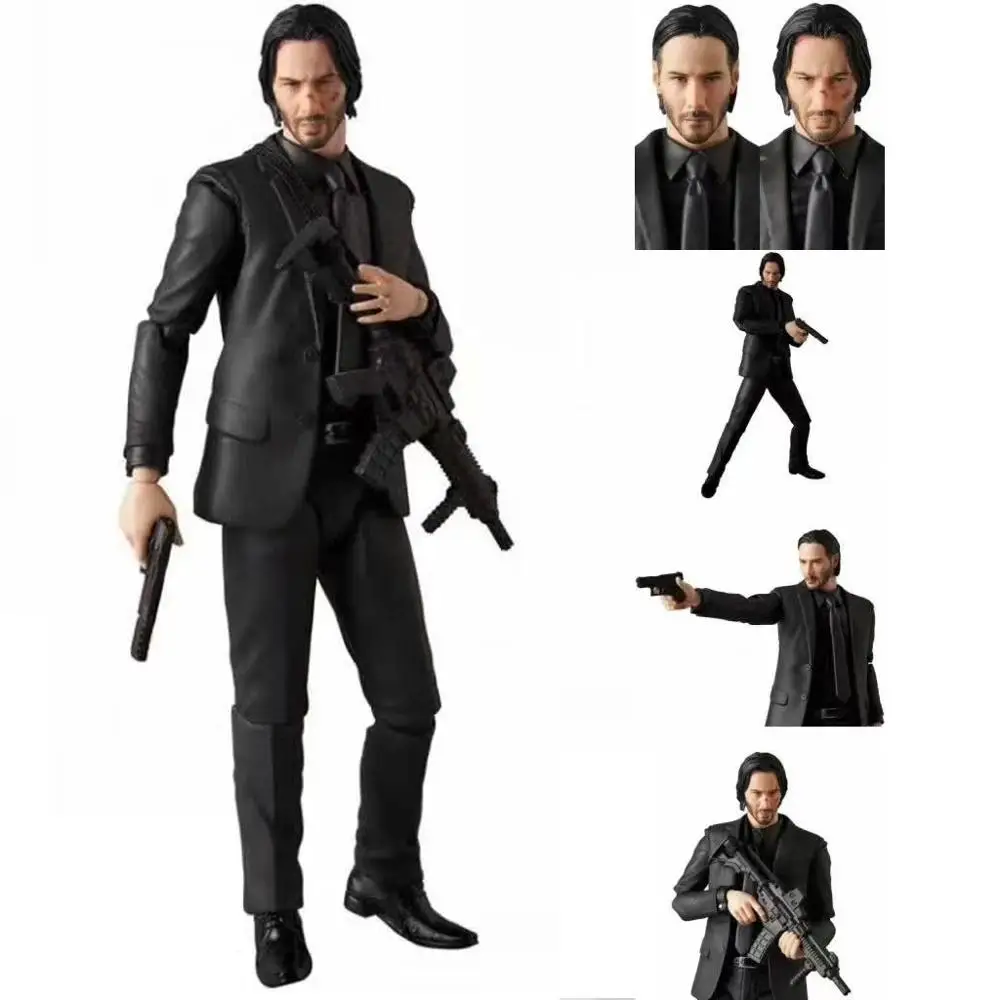 Экшн фигурка Джон Вик MAFEX 070 Коллекционная модель игрушки|Игровые фигурки и