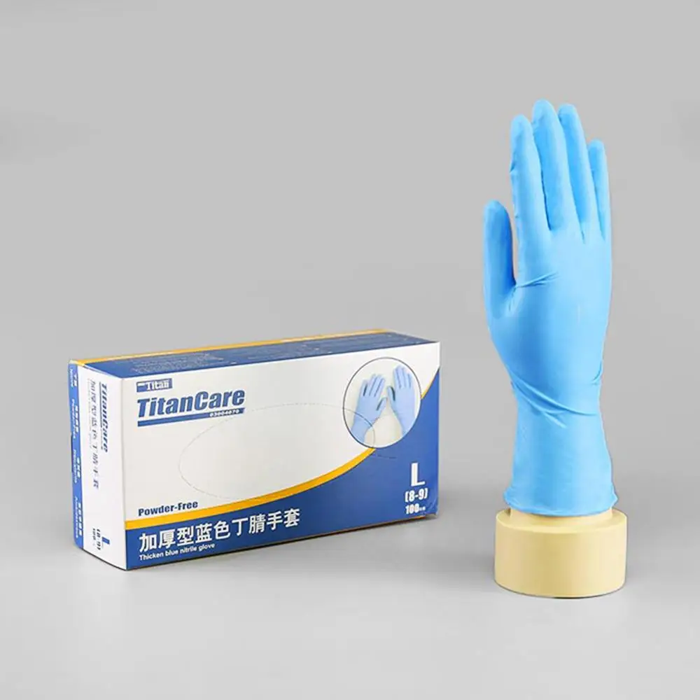 

100pcs Laboratory Supplies Disposable Gloves Latex Nitrile Gloves Lab Consumables Hospital Single-use Protective Gloves