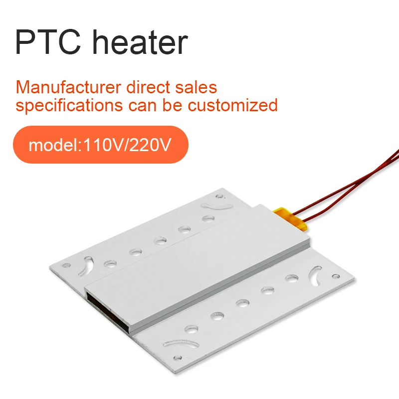 

PTC Thermostatic Heating Element 12v/110v/220v Egg Incubator Heater Aluminum Heater With Shell Surface Insulation