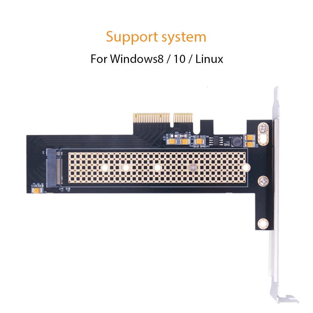 плата расширения pcie nvme m 2 m key type ngff ssd к pcie 4x п