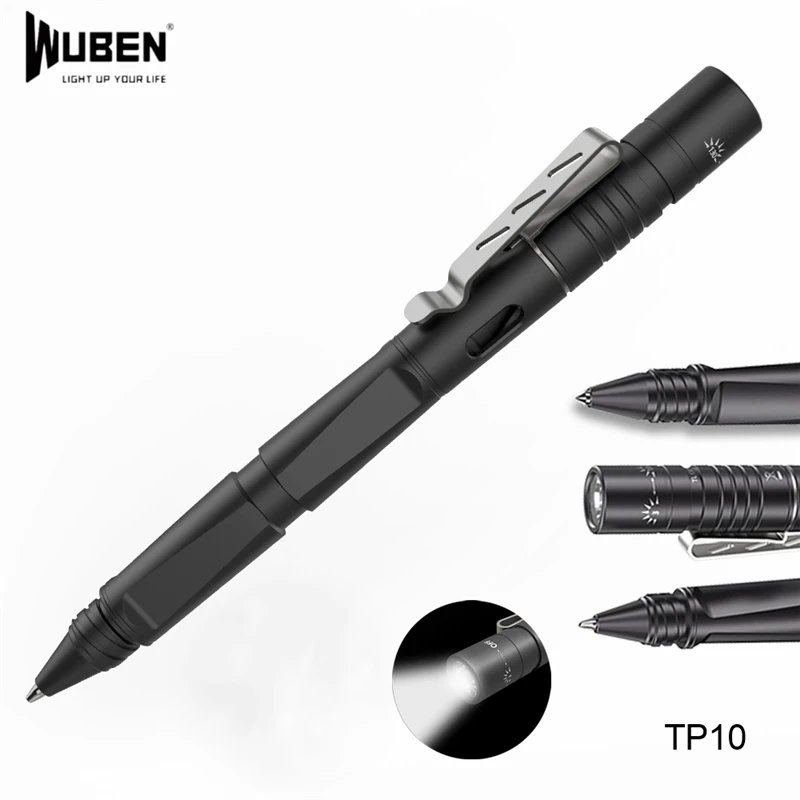Wuben TP10 USB перезаряжаемая Батарейная ручка фонарик конический вольфрамовый