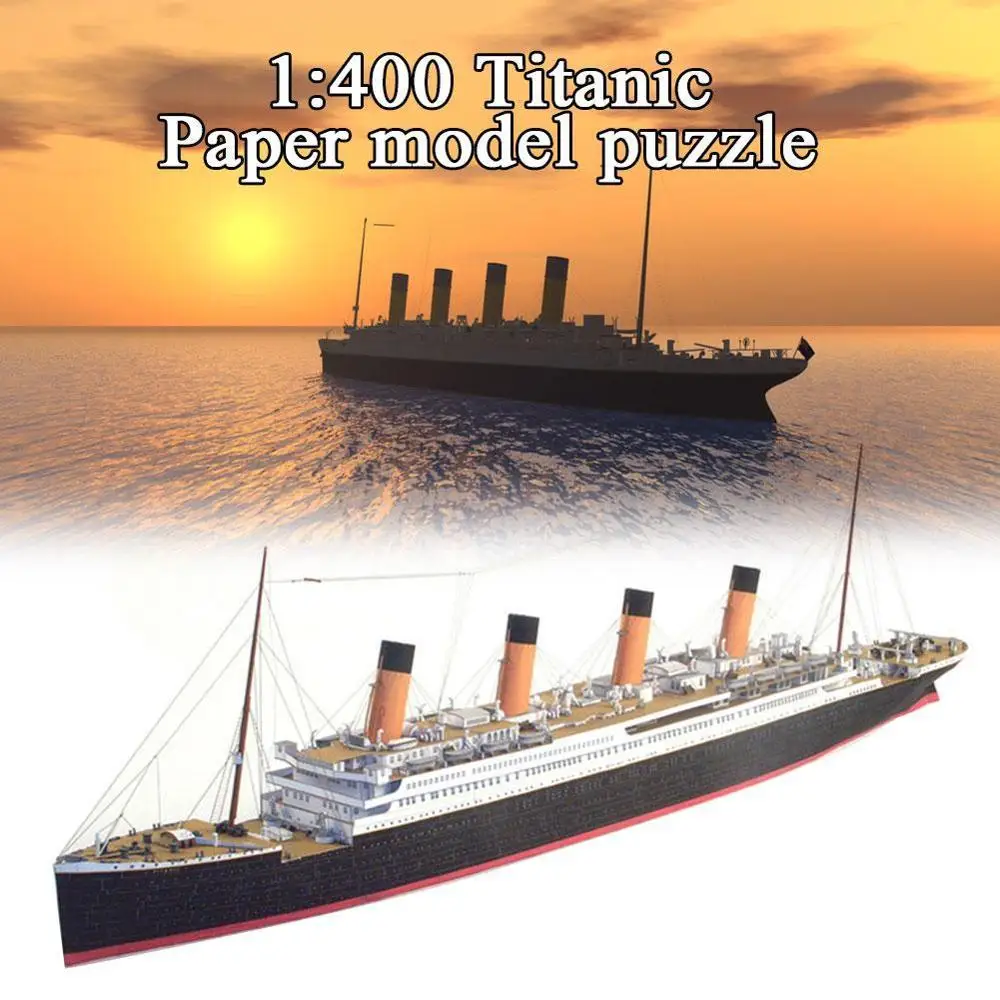 1:400 Британский Титаник Круизный корабль бумажная модель корабля ручной работы
