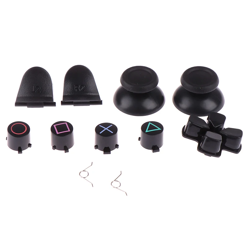 Качество для L1 R1 L2 R2 ABXY Кнопка запуска с аналоговым джойстиком крышка Замена 11