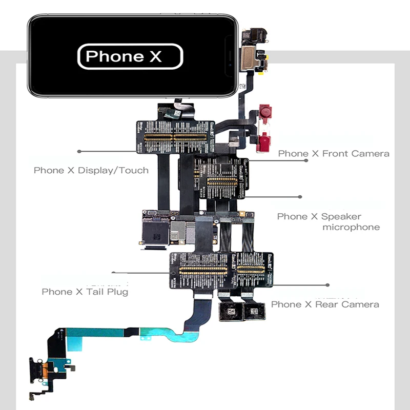 Тестовый Кабель QianLi iBridge для iPhonex 6 6P 6S 6SP 7 7P 8 8p дисплей неисправности материнской