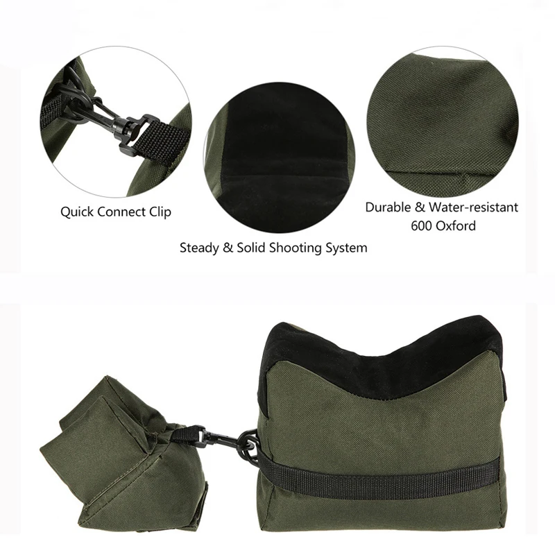 

Tactical Sniper Shooting Bag Gun Front Rear Bag Rest Target Stand Rifle Support Sandbag Bench Outdoor Hunting Accessories Bag