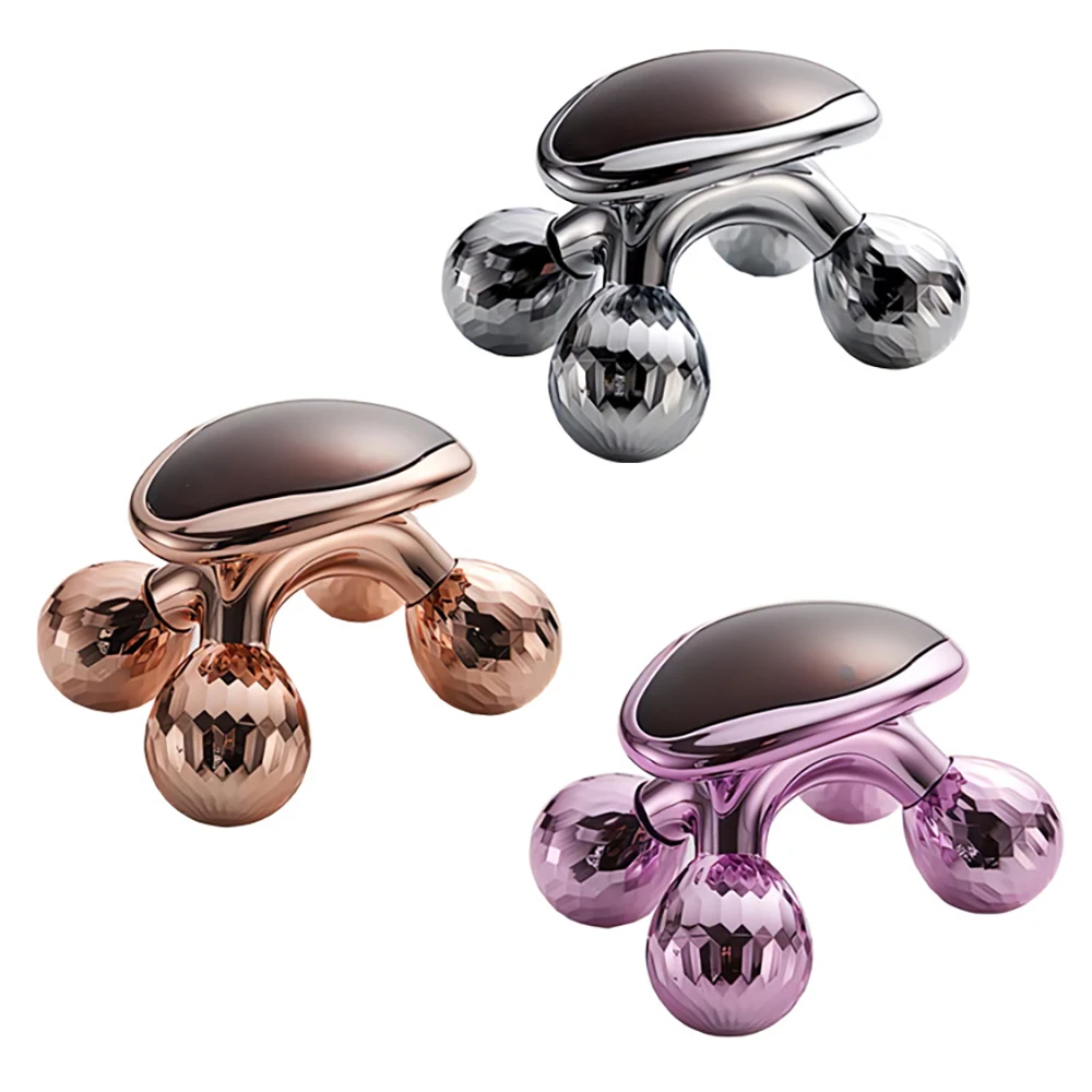 

4D Four Wheel Manual Massage Instrument V Face Roller Slimming Shaping Anti-cellulite Roller Beauty Massage Roller