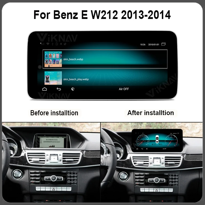 Автомобильный радиоприемник 4G Android автомобильный GPS навигатор для Benz E W212 2013 2014