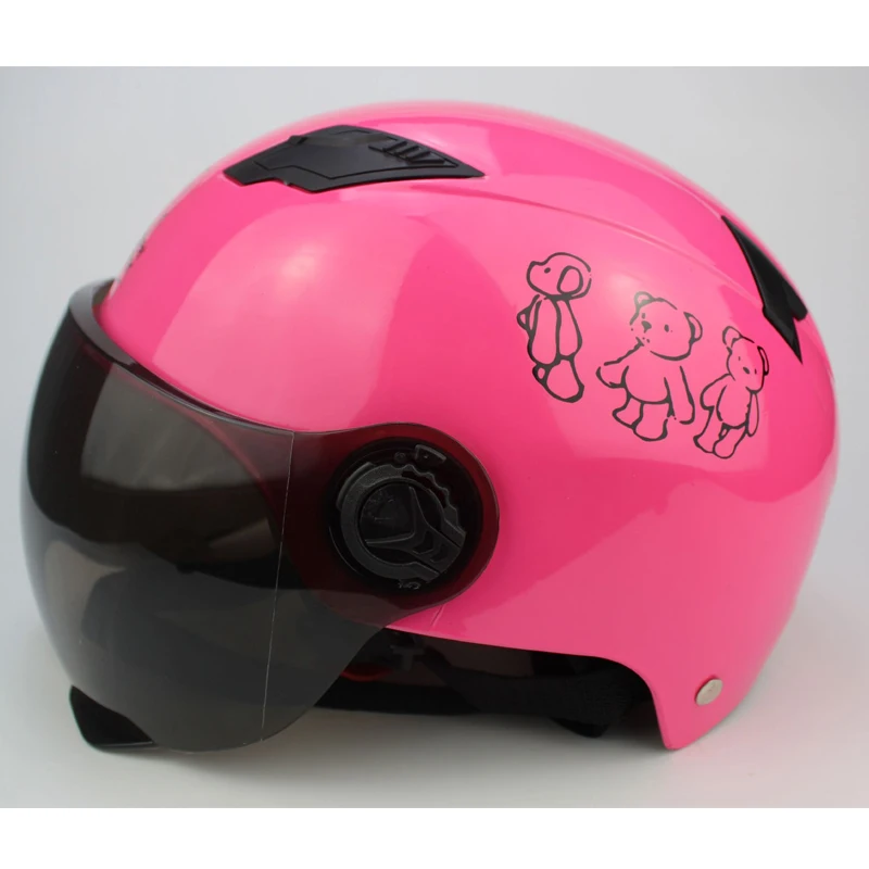 Винтажный шлем на пол лица для электрического мотоцикла велосипедные шлемы Casco