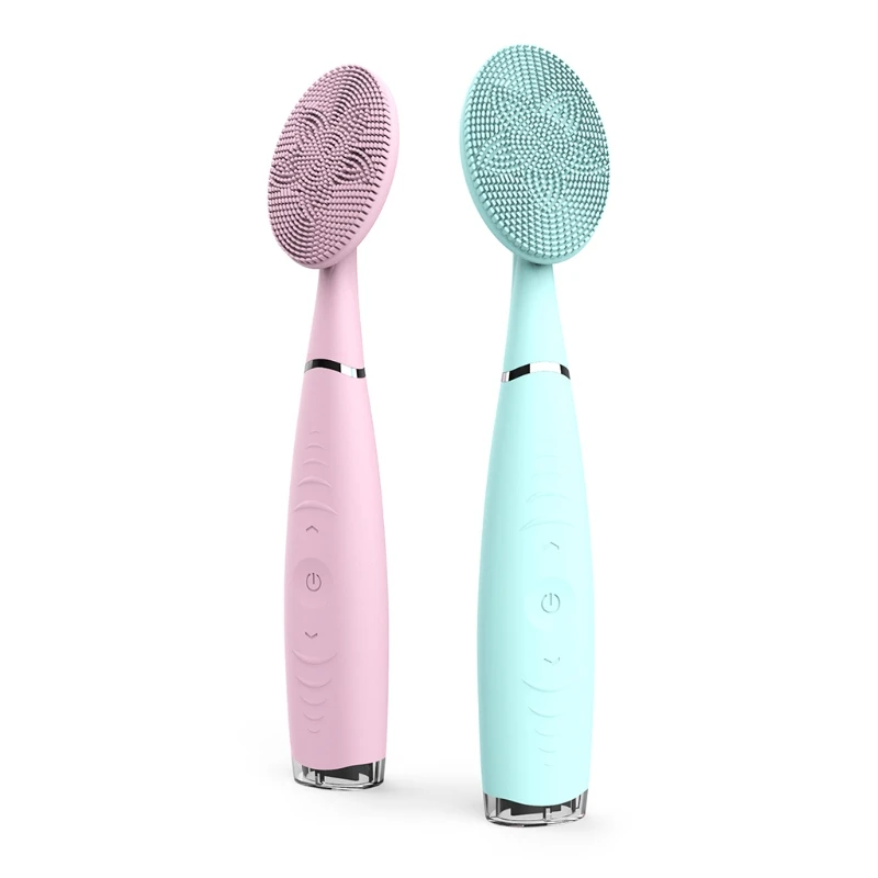 

Electric Facial Cleaning Massage Brush Handheld Washing Machine Rechargeable Silicone Face Skin Care Cleanser K3NE