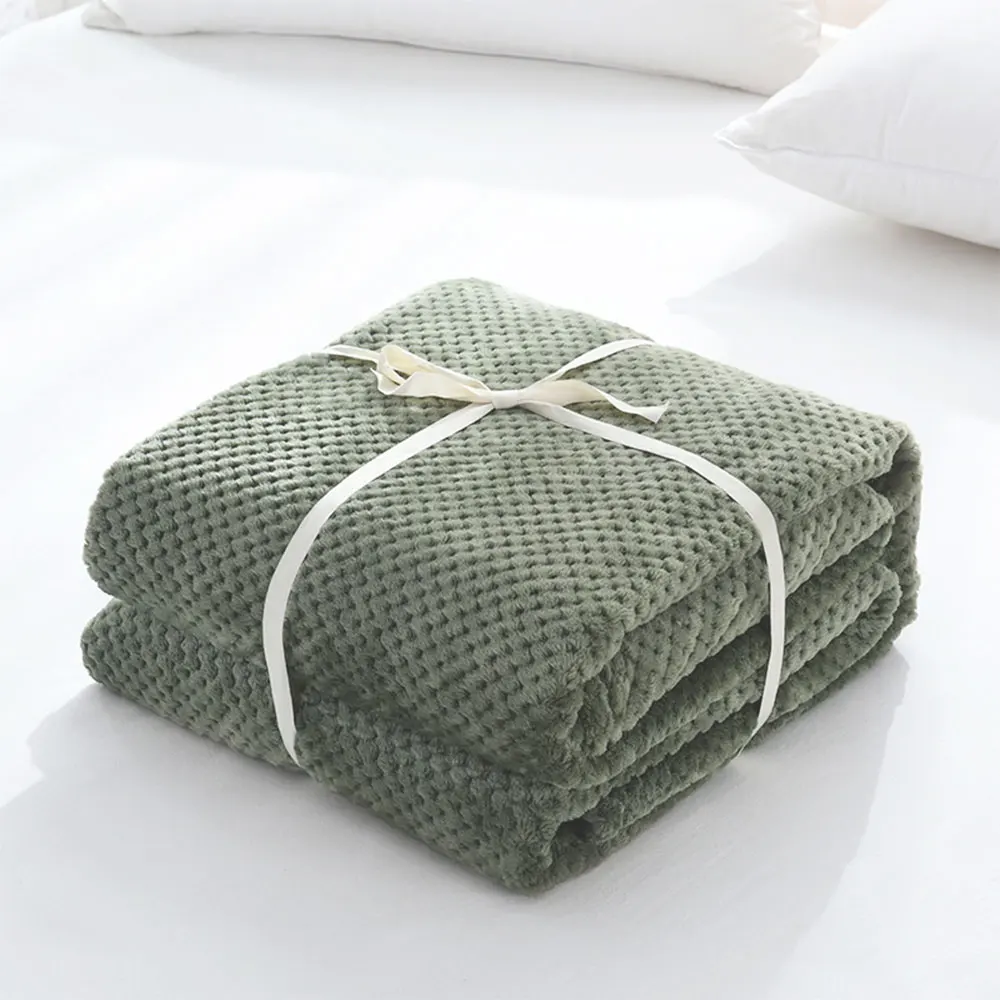 Одеяло для кровати подстилка в виде ананаса тартана плюшевое одеяло покрывало из