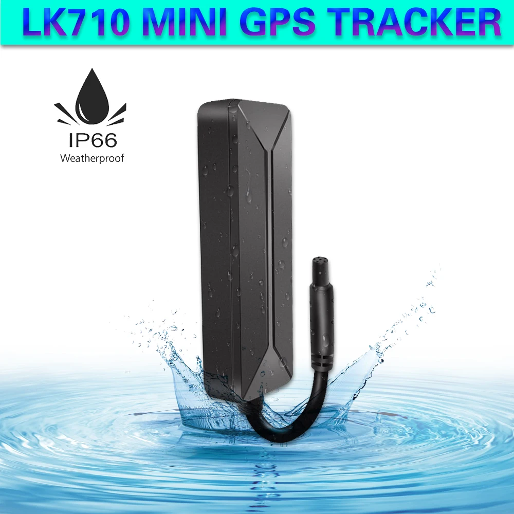 Gps трекер LK710 отслеживает настройку Геозоны с вибрацией/смещением/низким уровнем