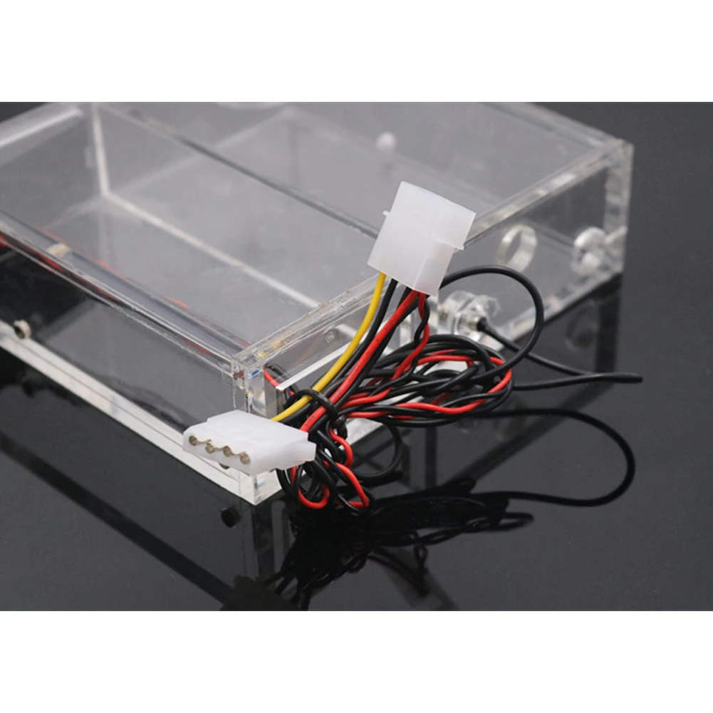 Прозрачное акриловое жидкое охлаждение для ПК CPU герметичное CD ROM универсальное с