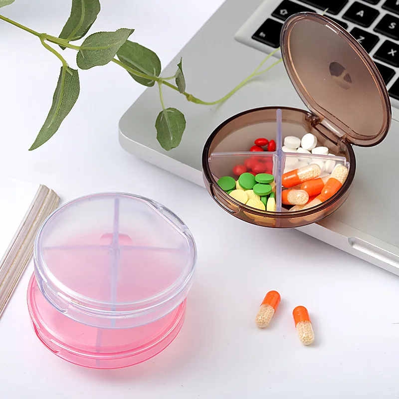 

4grid/6gird Pill Box Medicine Storage Pastillero Drugs Case Protable Pill Organizer Tablet Pillbox Case Container Drug Divider