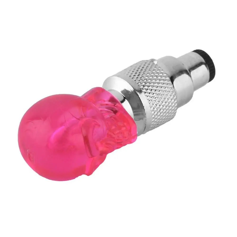 Колпачок клапана в форме черепа из сплава и пластика светодиодный светильник для