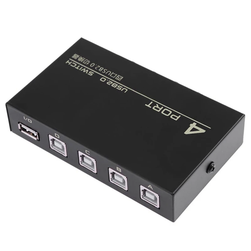 Верхний металлический Usb 2 0 4 порта распределительный переключатель селектор