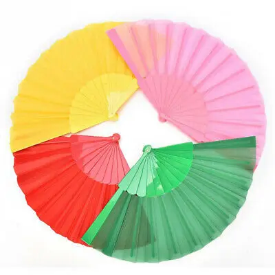 Пластиковые Портативные вечерние вееры для танцев китайский декор японский