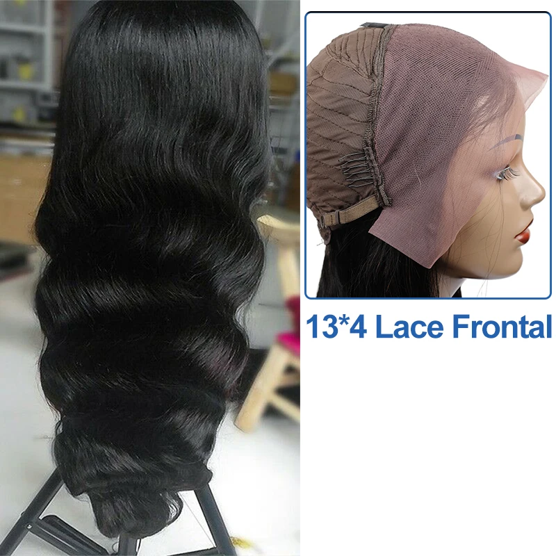 Сияющая Звезда 13X4 человеческие волосы на кружеве парики предварительно