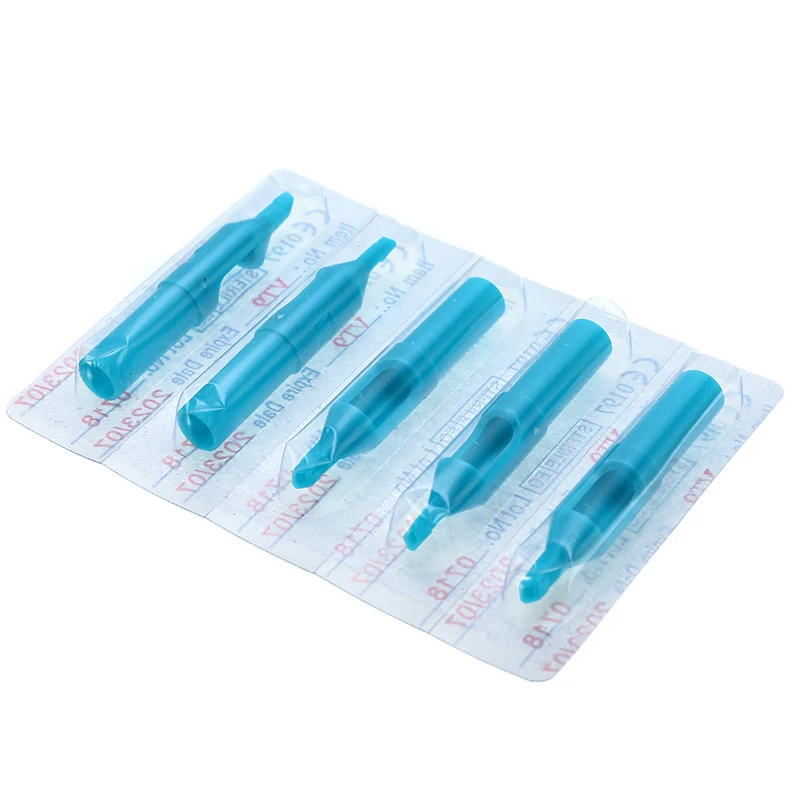 50 шт./компл. одноразовые наконечники для татуировок FT/DT/RT Смешанная Стерильная