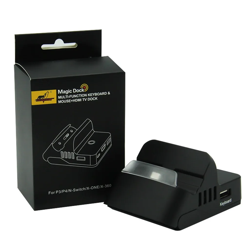TYPE C док станция для HDMI база Зарядное устройство клавиатура Мышь конвертер NS Swich/PS4