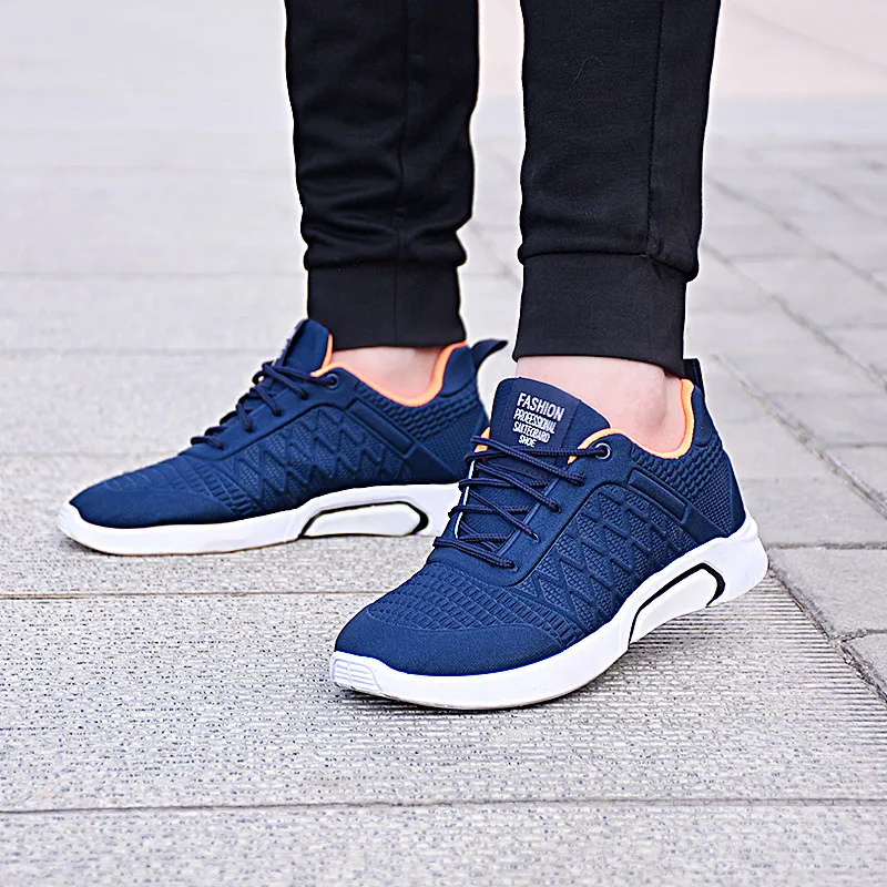 NAUSK Men Shoes 2018 Summer Sneakers Breathable Casual Fashion Comfortable Lace Up Tenis Adulto Sapato Size 39-44 | Обувь