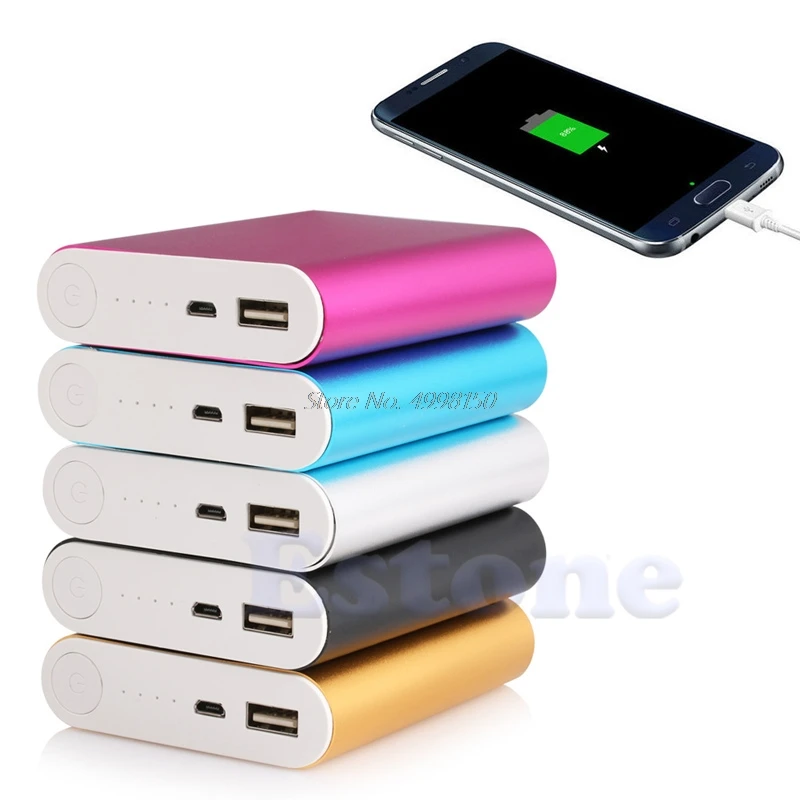 Drop Wholesale 5V 1.2A USB Power Bank Case Kit 4X 18650 Battery Charger DIY Box For Phone MP3/4 |